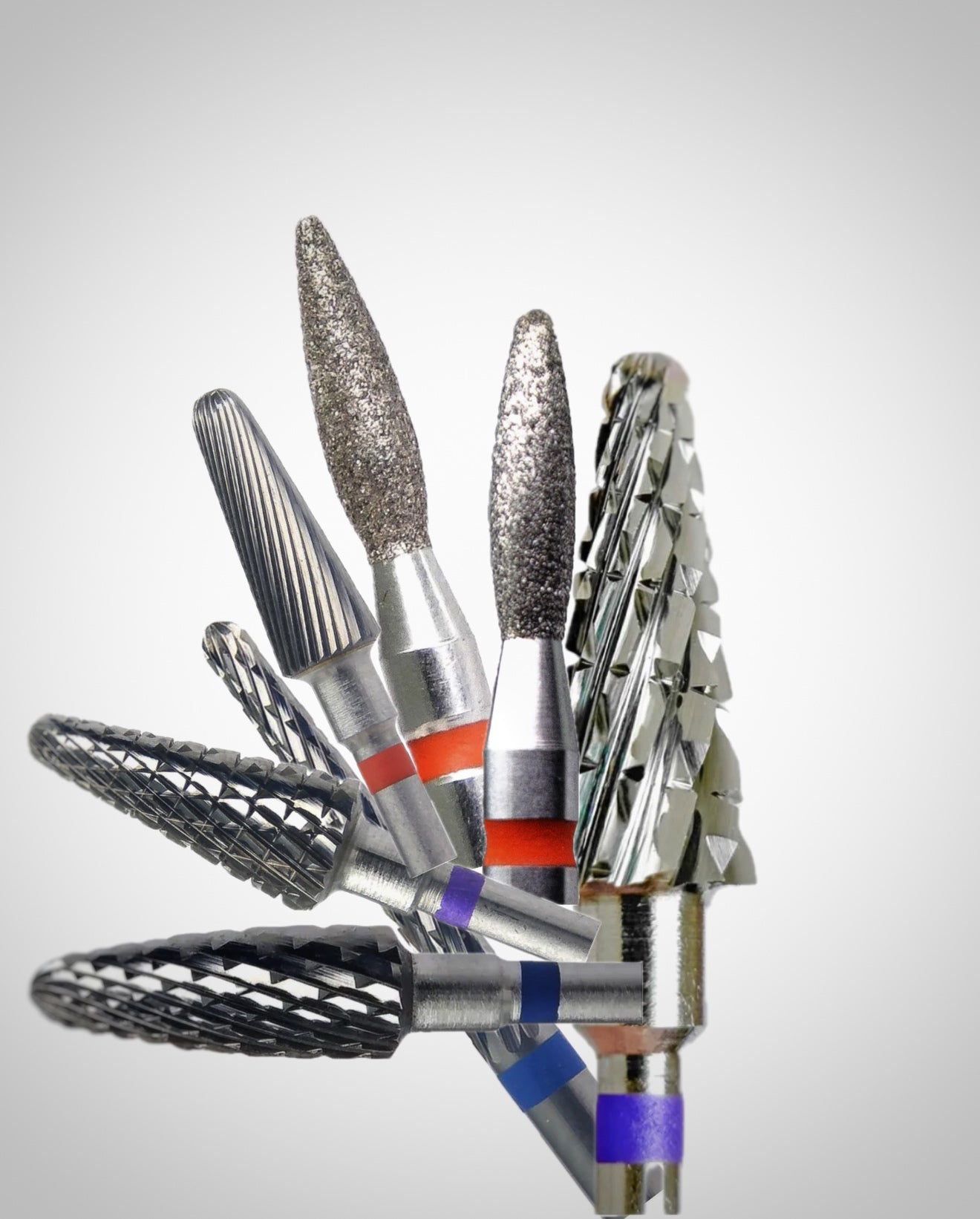 Drill bits and manicure tools