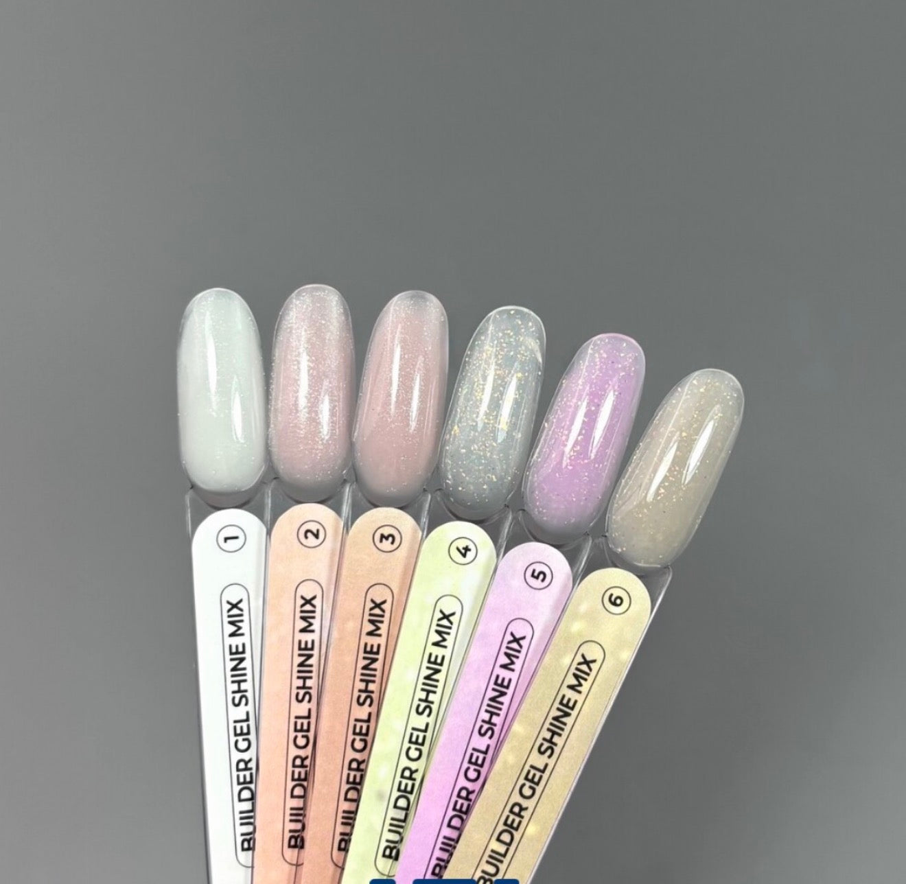 TOUCH Builder Gel Shine Mix ( 6 COLORES)