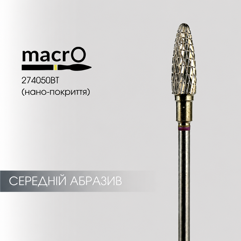 Carbide cutters ., macrO 274050BT with a purple notch (medium abrasive)