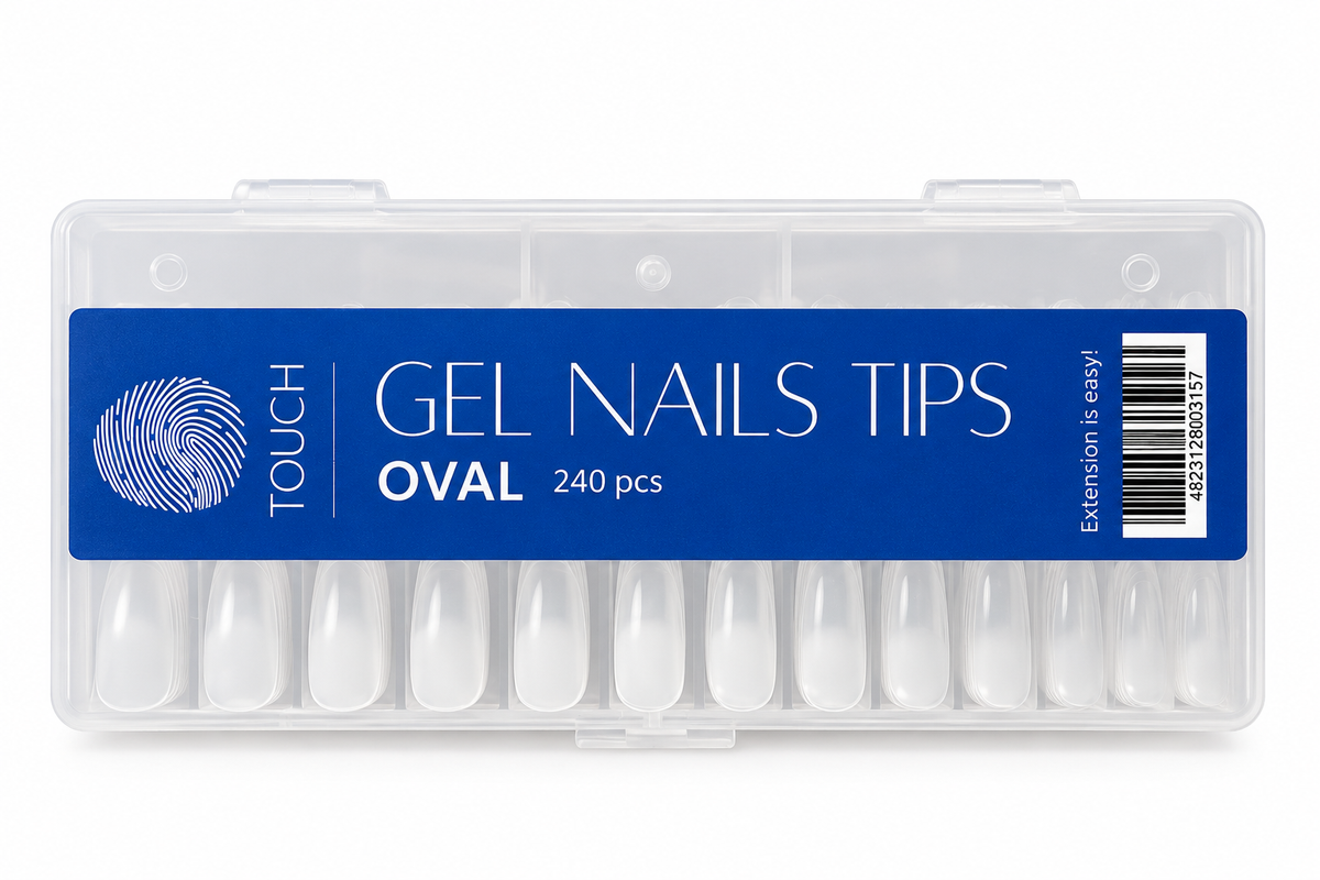 Touch extension tips, 240 pieces, OVAL