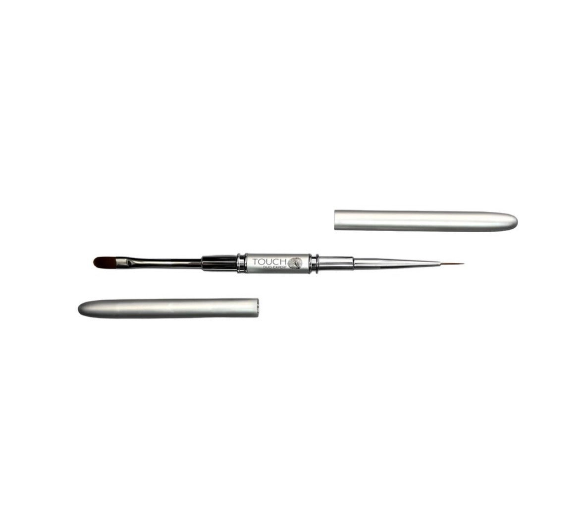 TOUCH Duo Expert — pincel de doble punta (delineador de 11 mm + gel de 11×5 mm)