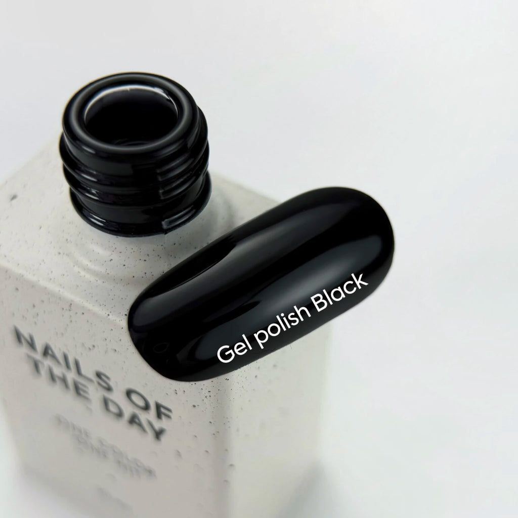 Gel Polish Black 10ml