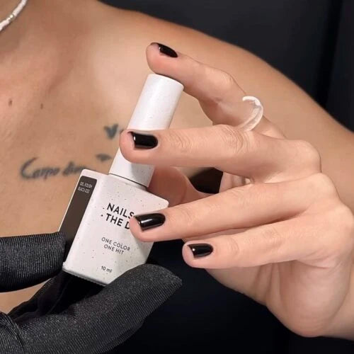 Gel Polish Black 10ml