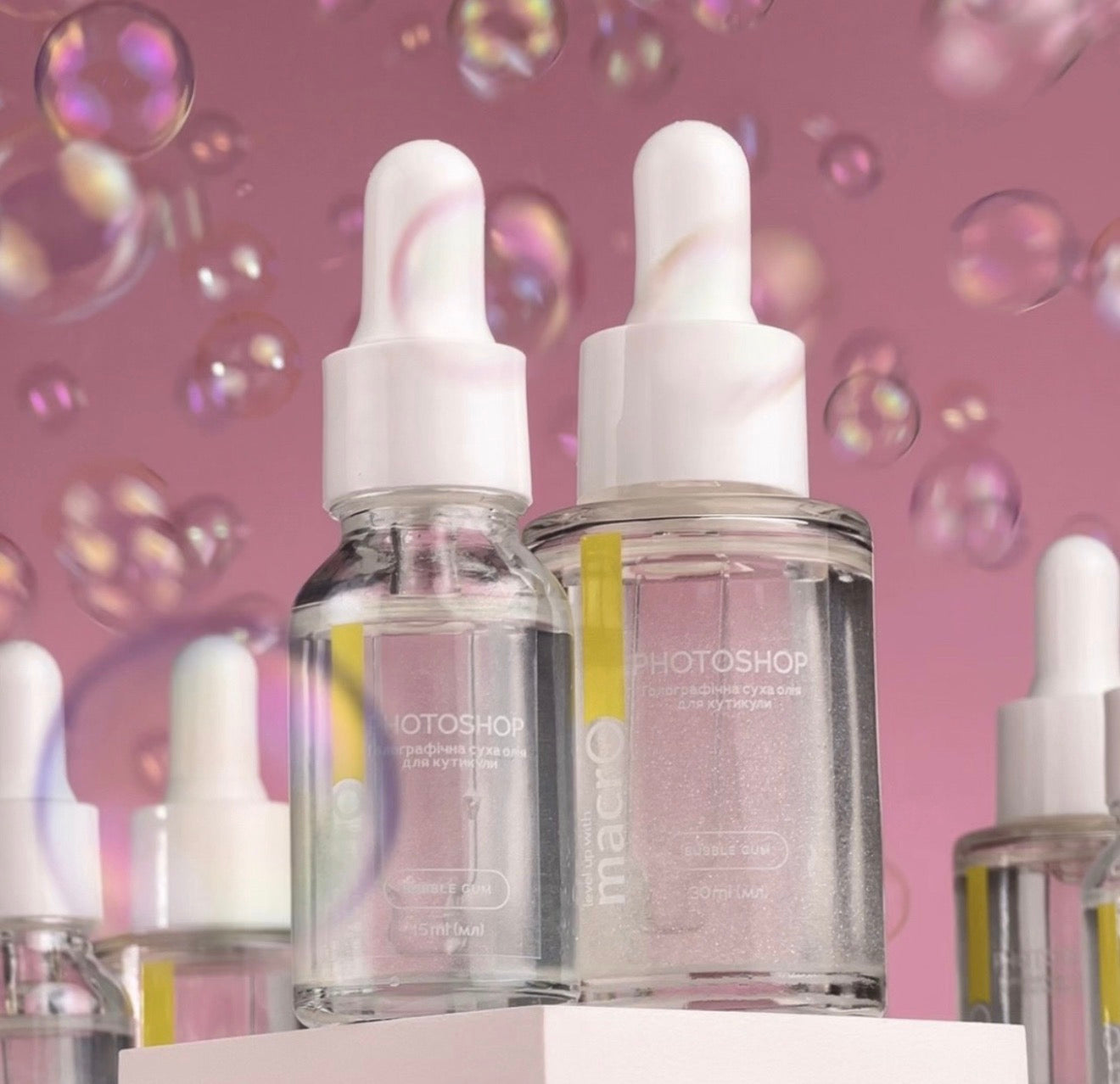 Dry cuticle oil macrO  BUBBLE GUM