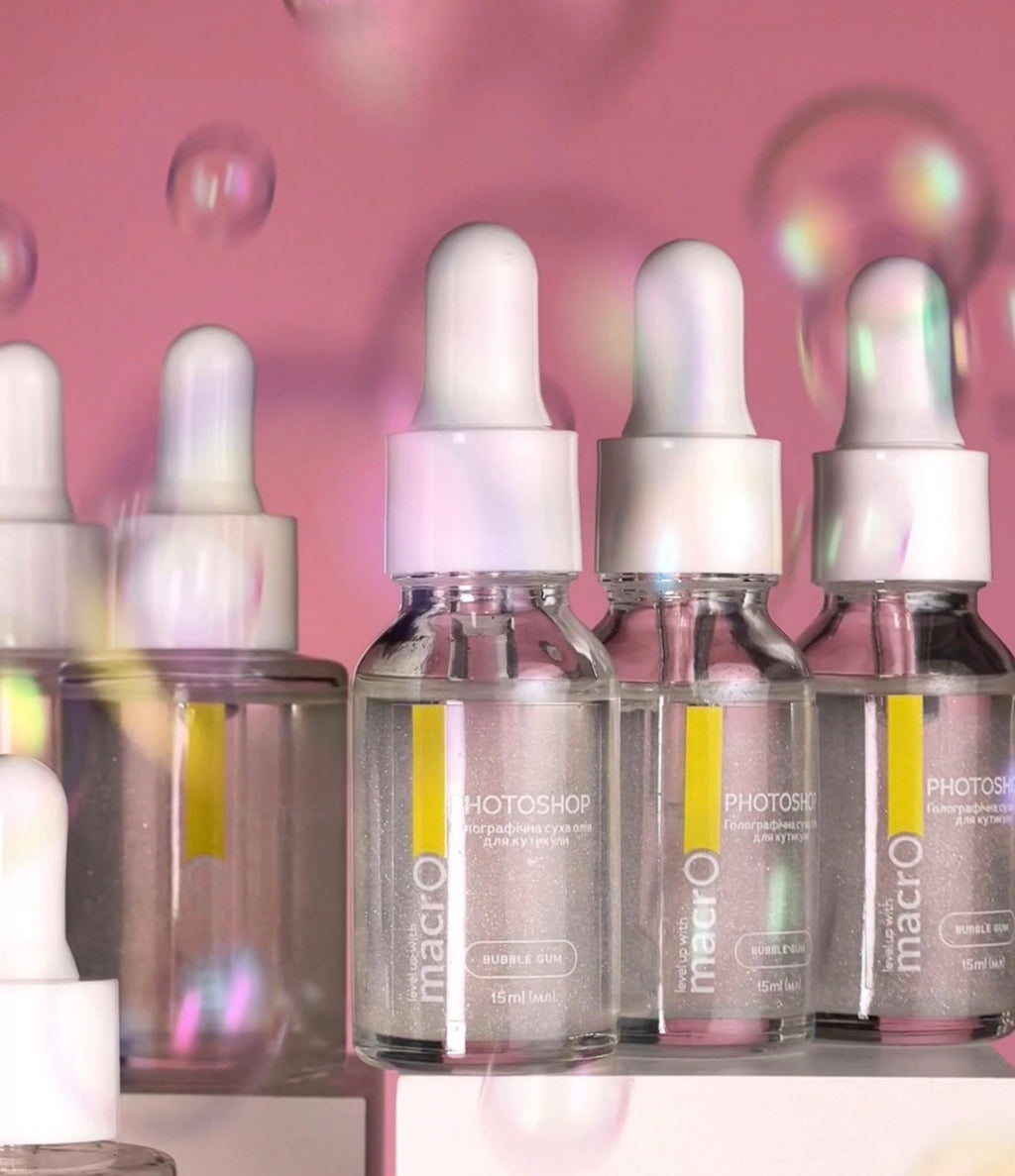 Dry cuticle oil macrO  BUBBLE GUM