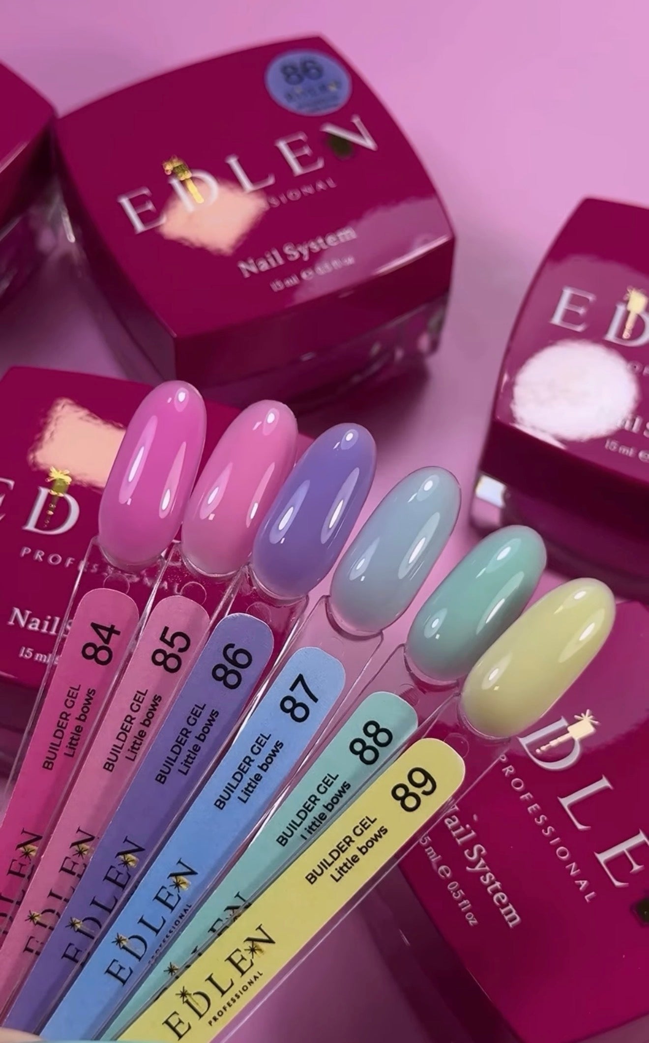 Gel Builder «Little bows collection»: