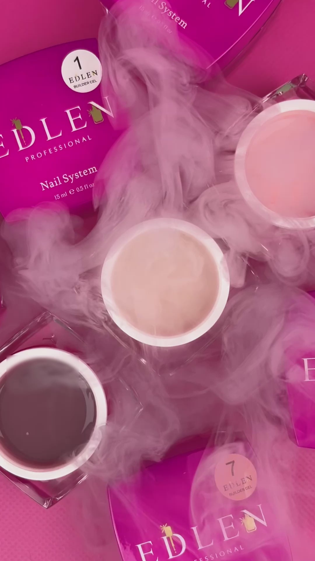 BUILDER GEL tonos nude  Edlen (1-8)